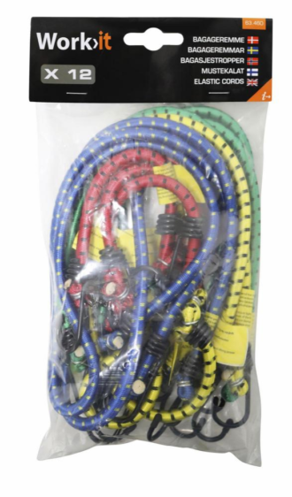 Bagasjestrikk - 12stk - Assorterte