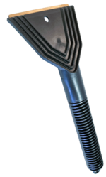 Isskrape - Messingblad - 32x11 cm