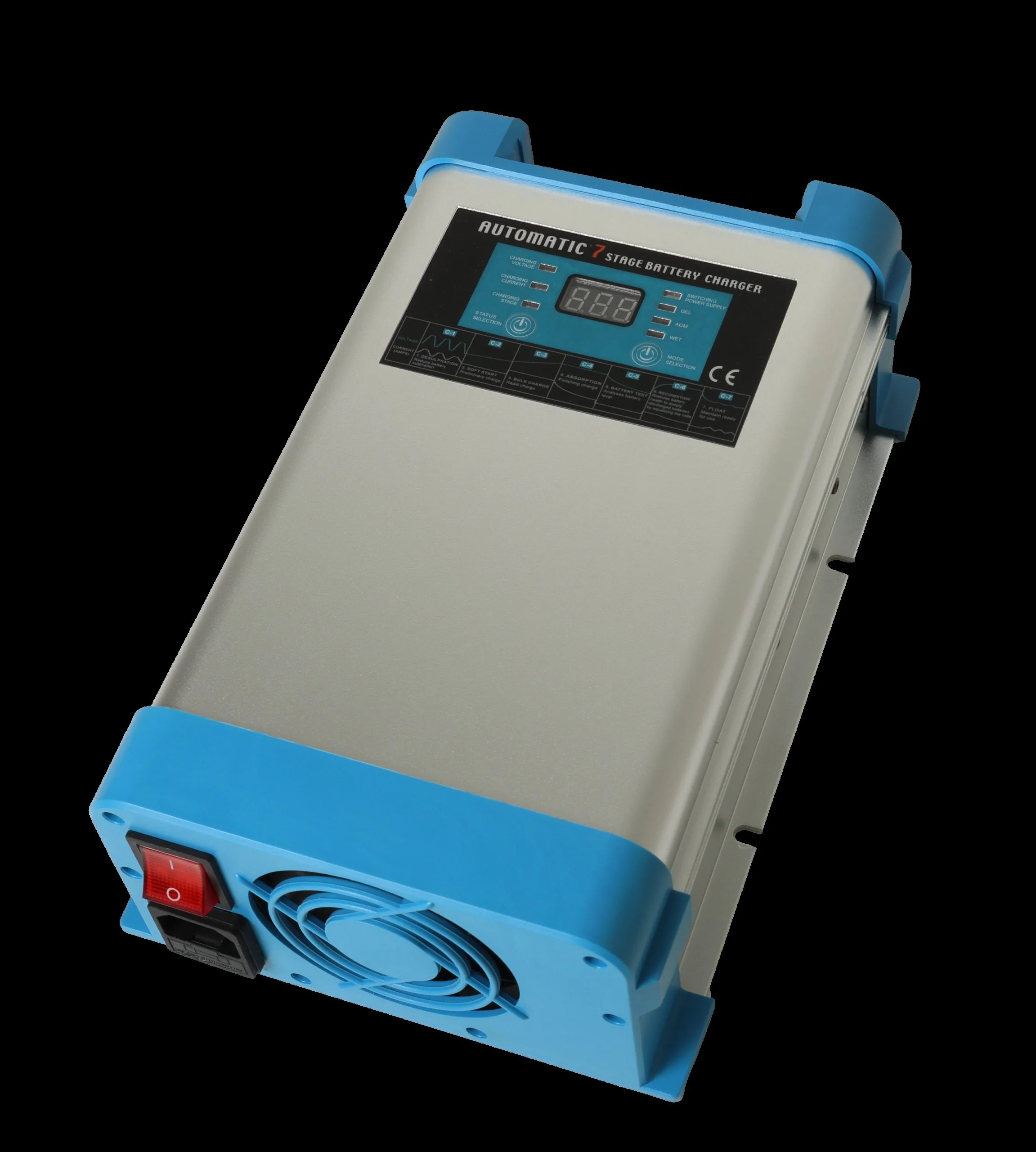 SMART BATTERY CHARGER 7-stegs Elektronisk Batterilader 12V 40A - 2 Kanaler - Bilde 1