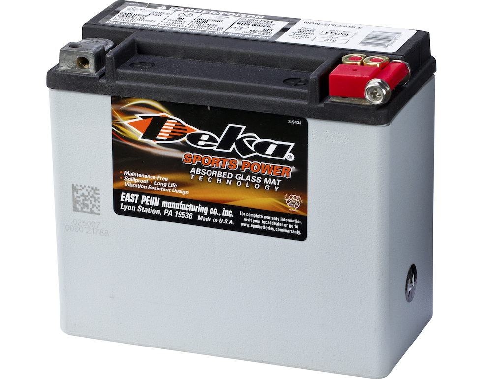 DEKA MC Batteri 12V 17,5AH 310CCA (176x87x155mm) +høyre 1 DEKA MC Batteri 12V 17,5AH 310CCA (176x87x155mm) +høyre