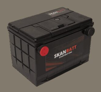 SKANBATT Startbatteri 12V 80AH 800CCA (260x179x180/180mm) +venstre