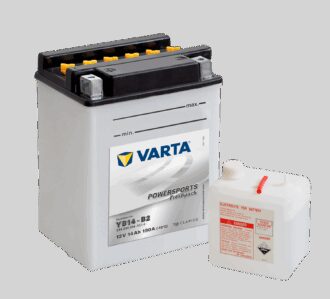 VARTA MC Batteri 12V 14AH 190CCA (134x89x166mm) +venstre YB14-B2