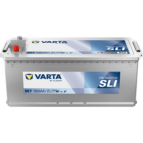 VARTA Promotive SLI Batteri 12V 180AH 1100CCA (513x223x200/223mm) +høyre M7