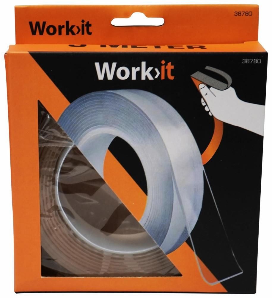 Dobbeltsidig nano-gel tape - 3 Meter 1 Dobbeltsidig nano-gel tape - 3 Meter