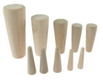 Treplugg koniske - 10 stk - Assortert nødplugg 4-38mm