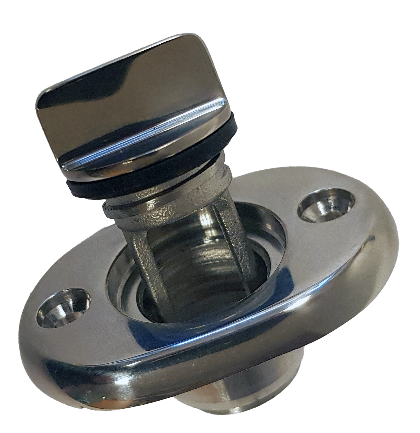 Bunnplugg Oval - Syrefast plate - 24 mm 1 Bunnplugg Oval - Syrefast plate - 24 mm