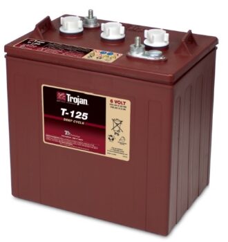 TROJAN Deep Cycle Traksjonsbatteri 6V 240AH (262x181x283mm) +diagonalt