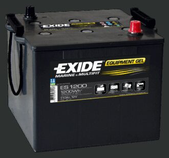 EXIDE GEL Batteri 12V 110AH (284x267x235mm) +diagonalt