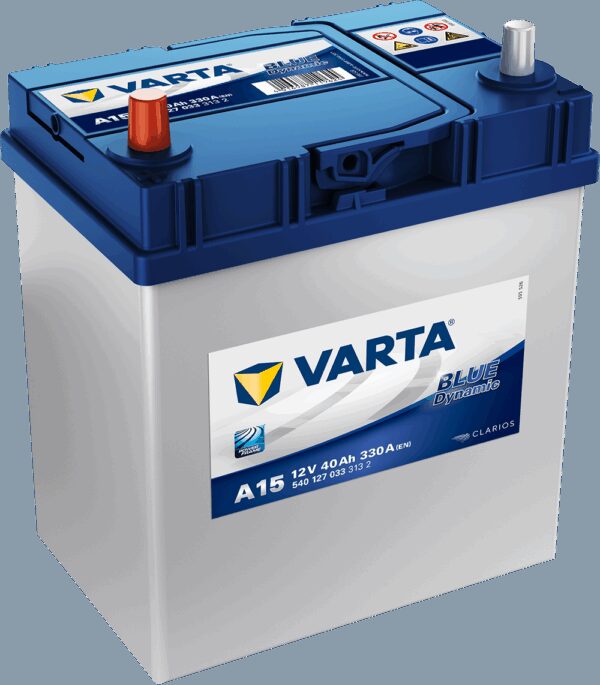 VARTA Blue Dynamic Batteri 12V 40AH 330CCA (187x127x200/227) +venstre A15
