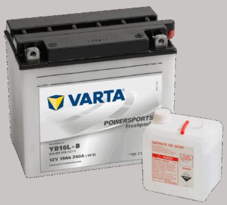 VARTA MC Batteri 12V 19AH 240CCA (176x101x156mm) +høyre YB16L-B