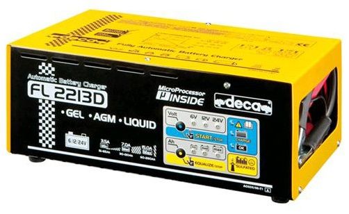 DECA Elektronisk Batterilader 6V/12V/24V 22A (319800)