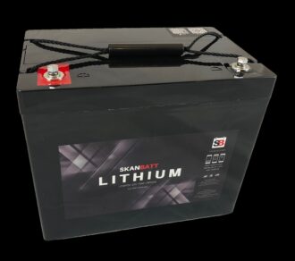 SKANBATT Bluetooth Lithium Batteri 12V 75AH 50A BMS