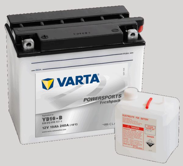 VARTA MC Batteri 12V 19AH 240CCA (176x101x156mm) +venstre YB16-B