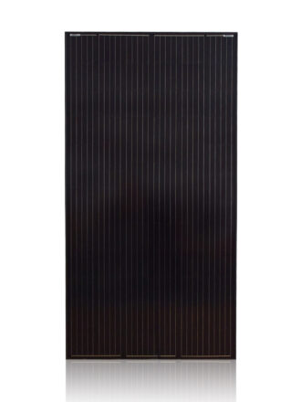 SKANBATT 220W HighVolt solcellepanel med 7M kabel - 1660x680x40 - Black, Mono, PERC (SMS-220)