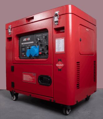 SENCI SCD9000BQ Aggregat - Diesel - Max 6000W - Elektrisk start