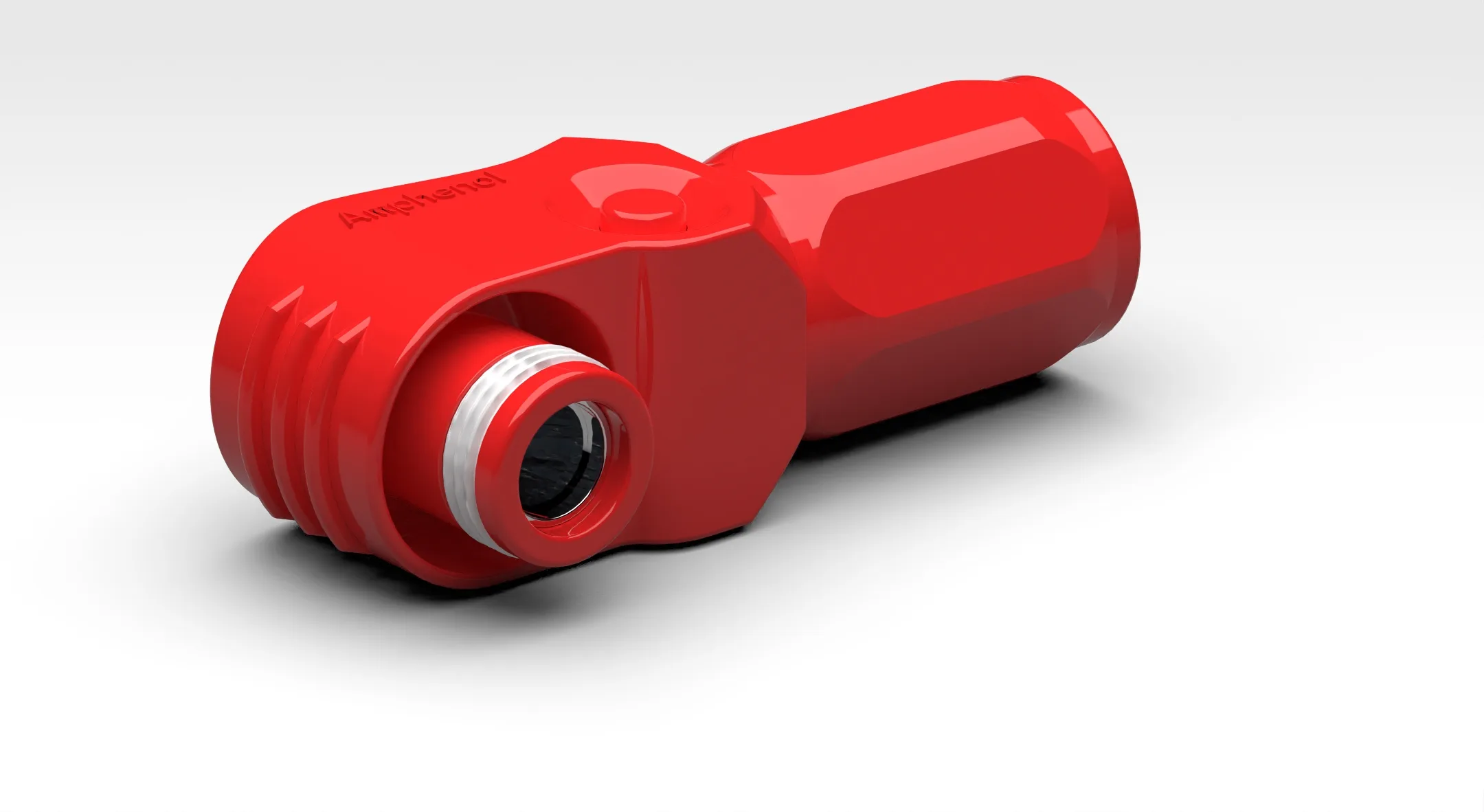 Amphenol kobling 5,7mm positiv (rød) - Bilde 1