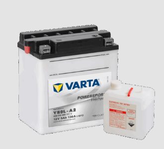 VARTA MC Batteri 12V 9AH 130CCA (135x75x139mm) +høyre YB9L-A2