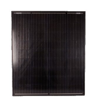 SKANBATT Solcellepanel Mono 130W Sort - 885x765x30mm