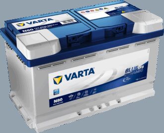 VARTA Blue Dynamic EFB Batteri 12V 80AH 730CCA (315x175x190/190mm) +høyre N80