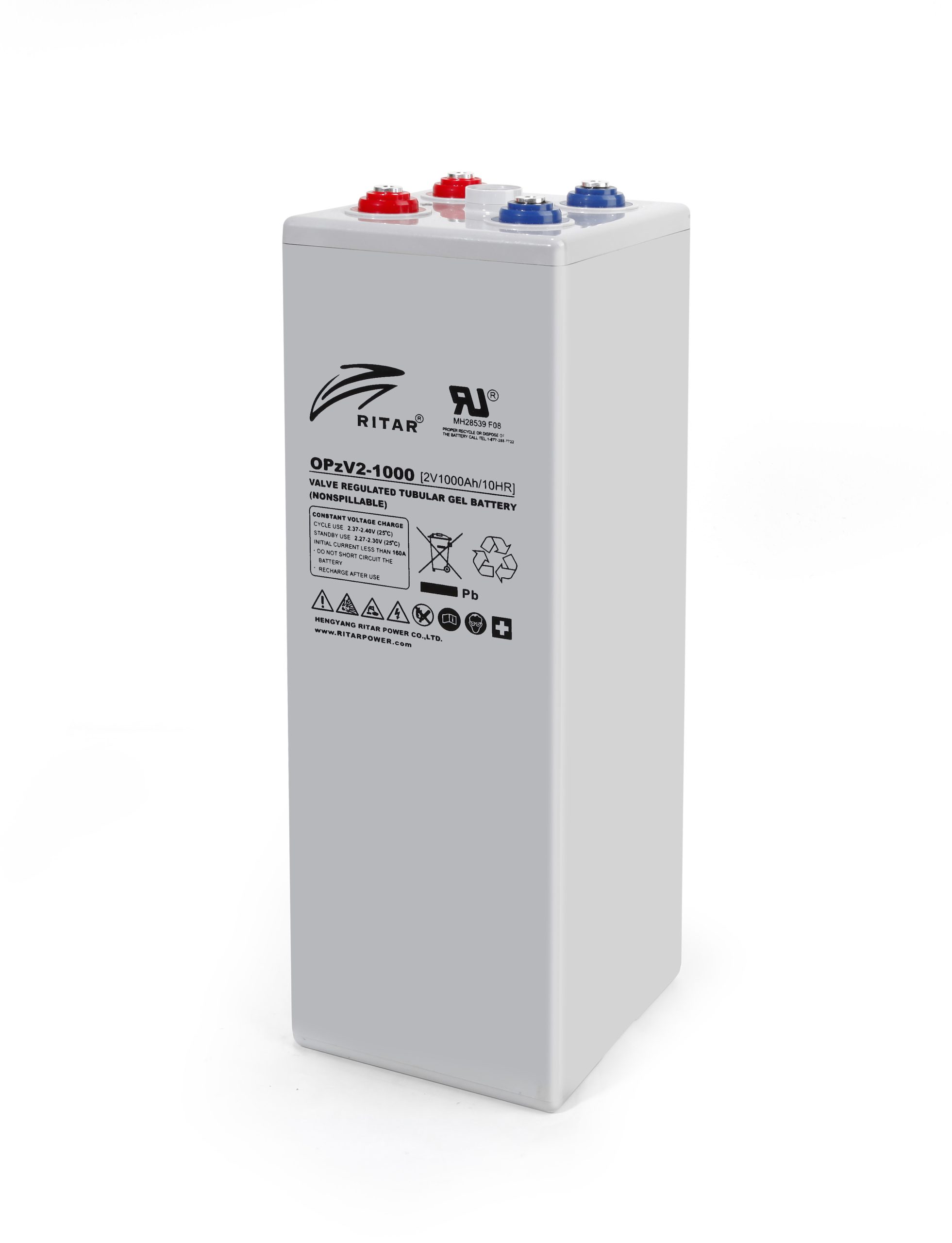 RITAR OPzV Serien GEL Batteri 2V 1500Ah 1 RITAR OPzV Serien GEL Batteri 2V 1500Ah