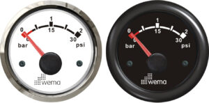 Turbotrykkmåler Wema 0-2 bar