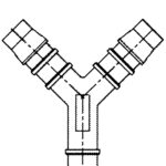Y-stykke plast