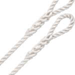 Robline 3-slått fenderline 2-pk hvit