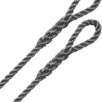 Robline 3-slått fenderline 2-pk grå