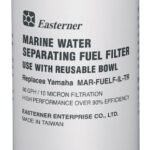 Drivstoffilter 10 Micron m/bolle 16 mm High Flow