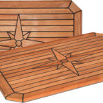 Bordplate Nautic Star, rektangulært