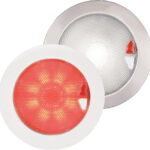 Hella EuroLED 150 Touch lampe m/hvitt og rødt lys