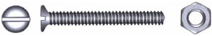 Maskinskrue m/mutter A4 DIN 963/934