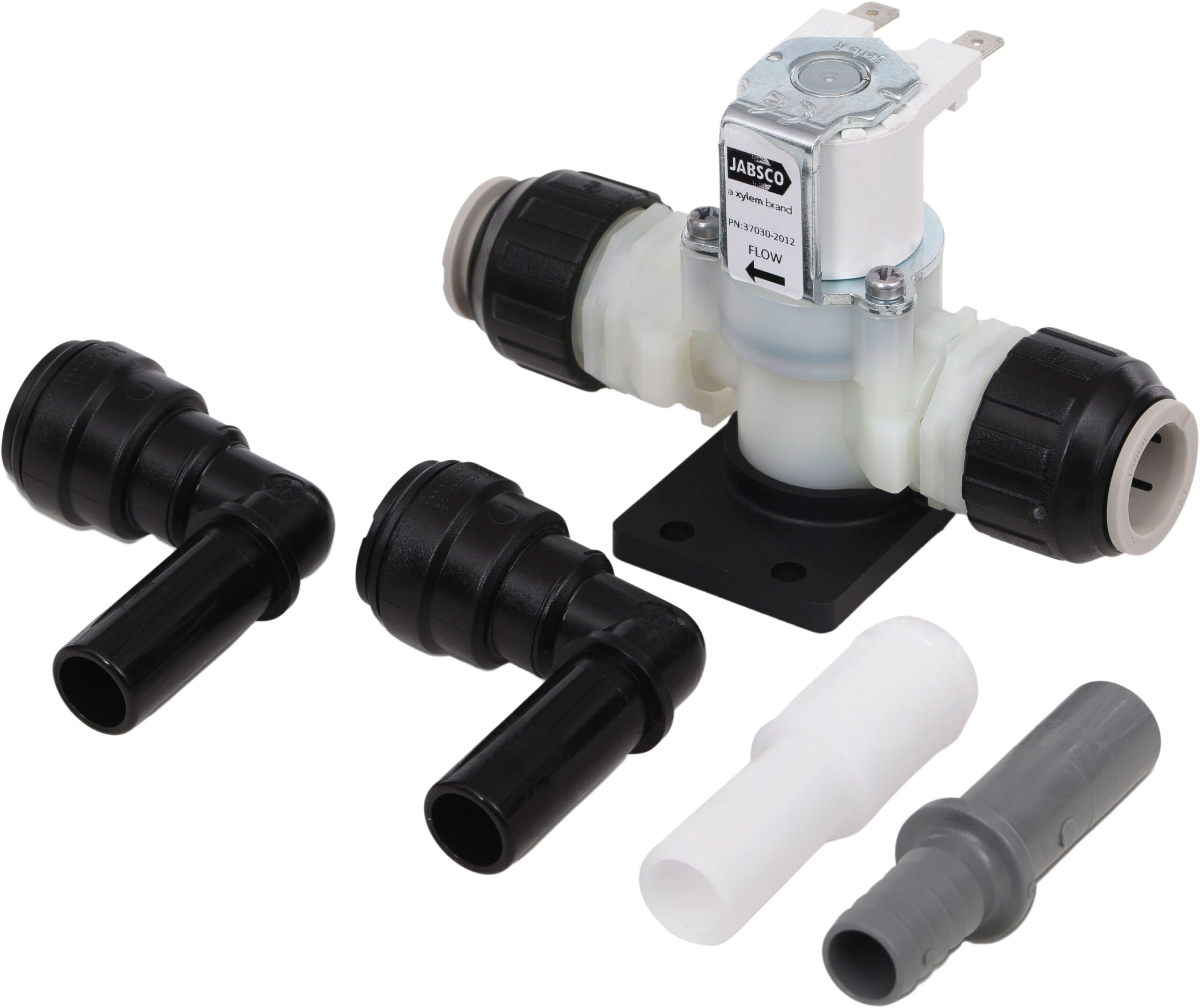 Solenoidventil 12/24V til toalett 1 Solenoidventil 12/24V til toalett