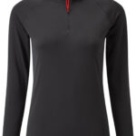 Gill UV Tec LS Zip trøye dame charcoal