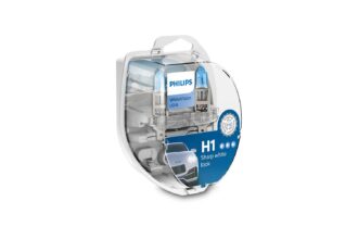 Philips H1 WhiteVision Ultra Halogen pæresett