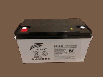 RITAR AGM Deep Cycle Batteri 12V 65AH (350x167x180mm) +venstre (RA12-65)