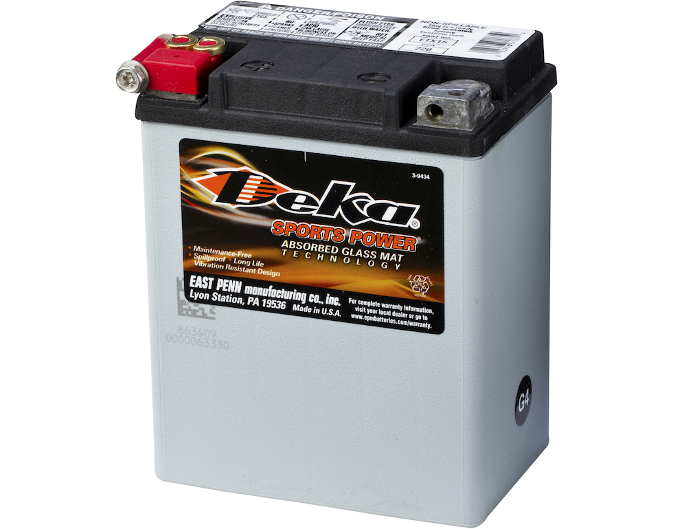 DEKA MC Batteri 12V 14AH 220CCA (134x90x166mm) +venstre 1 DEKA MC Batteri 12V 14AH 220CCA (134x90x166mm) +venstre