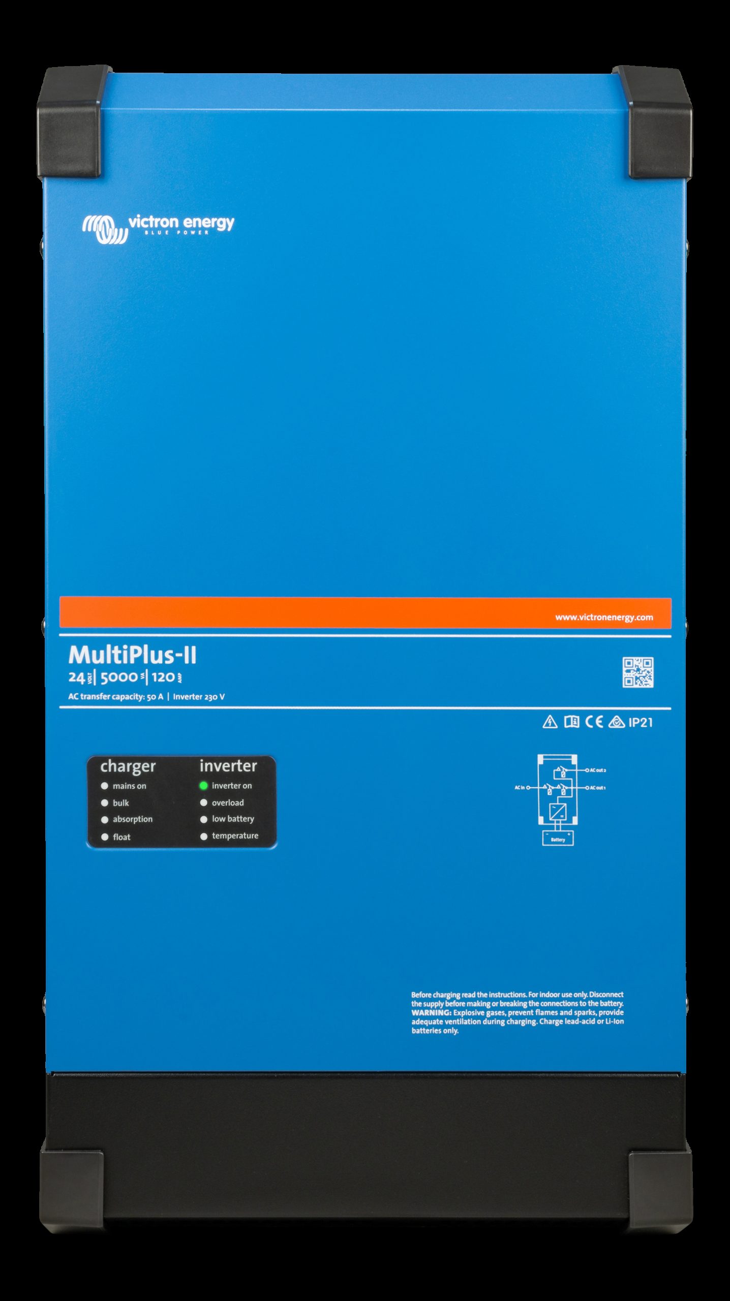 VICTRON Multiplus-II C12/5000/220-50 kombi inverter og lader