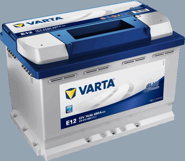 VARTA Blue Dynamic Batteri 12V 74AH 680CCA (278x175x190/190mm) +venstre E12