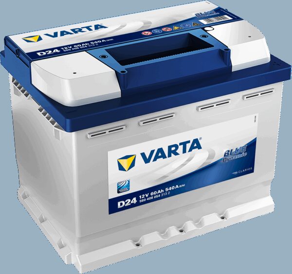 VARTA Blue Dynamic Batteri 12V 60AH 540CCA (242x175x190/190mm) +høyre D24
