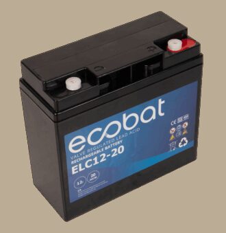 ECOBAT ELC12-20 AGM Batteri 12V 20AH (RT12180)