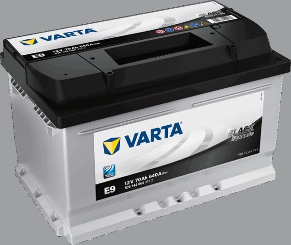VARTA Black Dynamic Batteri 12V 70AH 640CCA (278x175x175/175mm) +høyre E9