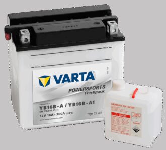 VARTA MC Batteri 12V 16AH 200CCA (160x90x161mm) +venstre YB16B-A