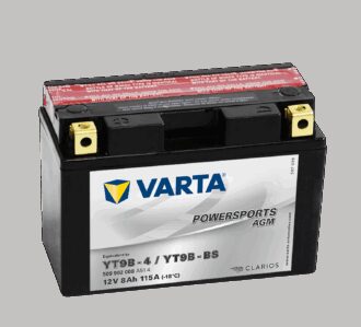 VARTA AGM MC Batteri 12V 8AH 115CCA (149x70x105mm) +venstre YT9B-BS  (509902)