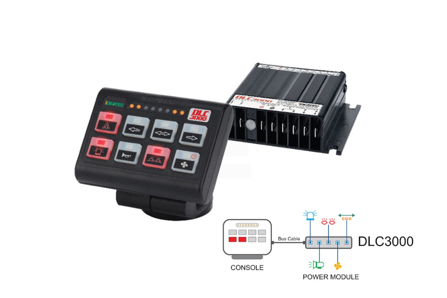 Vignal DLC8000 bryterpanel 1 Vignal DLC8000 bryterpanel