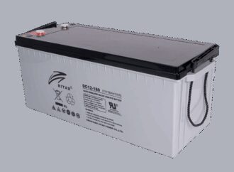 Forside 18 RITAR AGM Deep Cycle Batteri 12V 180AH C10 (530x209x219mm) +høyre