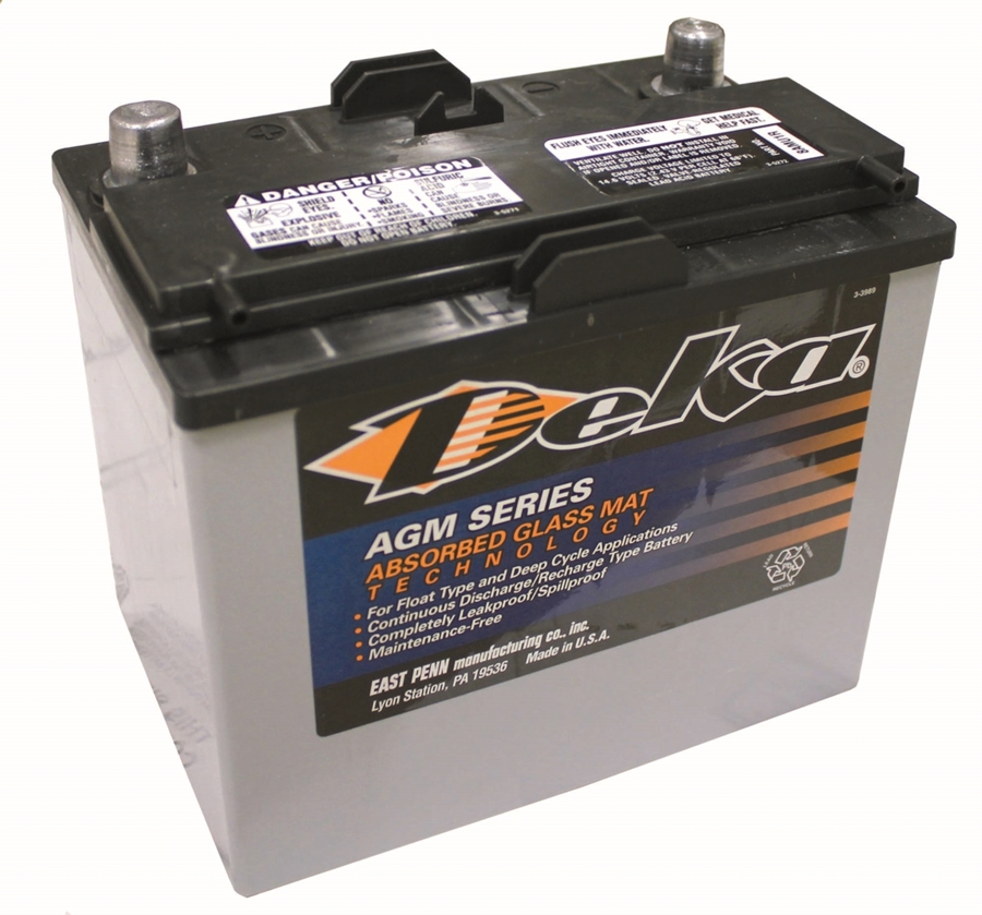 DEKA AGM Startbatteri 12V 31AH 320CCA (213x130x184/194) +høyre (Miata) 1 DEKA AGM Startbatteri 12V 31AH 320CCA (213x130x184/194) +høyre (Miata)