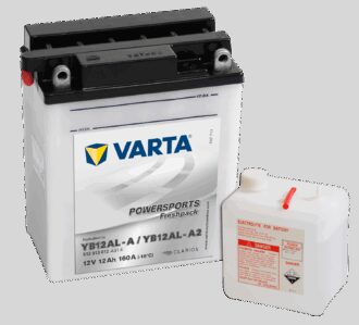 VARTA MC Batteri 12V 12AH 160CCA (136x82x161mm) +høyre YB12AL-A