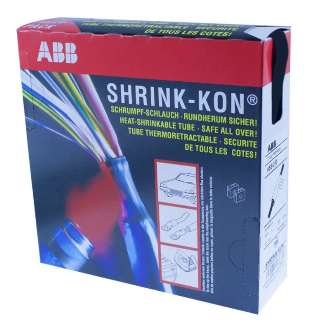 Krympeslange m/lim 24mm 3:1 - 1,5m i eske 1 Krympeslange m/lim 24mm 3:1 - 1,5m i eske