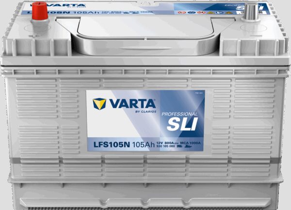 VARTA Fritidsbatteri 12V 105AH 800CCA (330x172x238mm) +midtstilt LFS105N (820054)